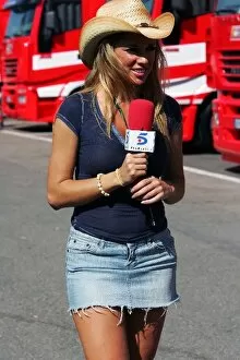 Images Dated 12th May 2007: Formula One World Championship: Telecinco Reporter