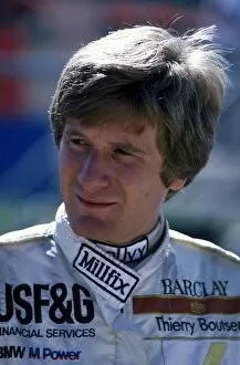 1986 Gallery: Formula One World Championship: Thierry Boutsen: Formula One World Championship 1986