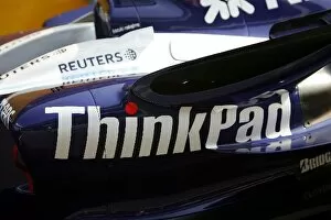 Shanghai International Circuit Gallery: Formula One World Championship: Thinkpad branding on the Williams FW29