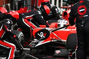 Best Images Collection: Formula One World Championship: Timo Glock Virgin Racing VR-01 makes a pit stop