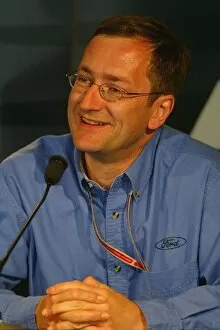 Images Dated 18th June 2004: Formula One World Championship: Tony Purnell Jaguar Team Principal in the FIA press conference