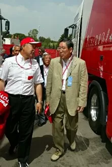 Images Dated 4th May 2003: Formula One World Championship: Toshiro Kurusu Executive Vice-President Toyota Motorsport