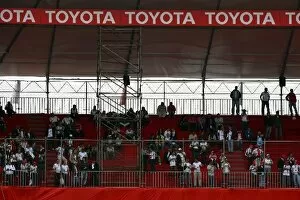Images Dated 19th October 2007: Formula One World Championship: Toyota grandstand