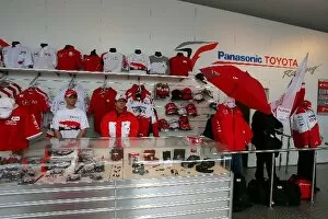 Images Dated 28th August 2004: Formula One World Championship: The Toyota merchandise stall