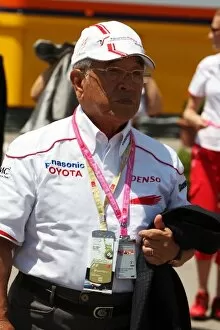 Images Dated 7th June 2009: Formula One World Championship: Toyota Motor Corporation Honorary Chairman Shoichiro Toyoda