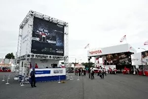 Images Dated 1st October 2009: Formula One World Championship: Toyota / Panasonic stand