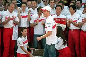 Formula One World Championship: The Toyota Team say goodbye to Ralf Schumacher Toyota