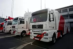 Images Dated 4th May 2006: Formula One World Championship: Toyota transporters
