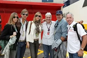 Images Dated 11th May 2010: Formula One World Championship: Veronica, Daughter of Nando Prado and her husband Charlie