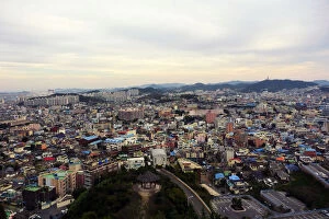 Formula One World Championship: A view of Mokpo city from Yudalsan Mountain