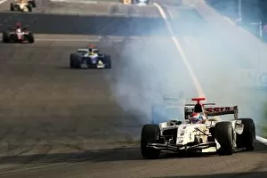 Formula One World Championship: Vitaly Petrov Barwa Addax Team retired from the race with a blown engine