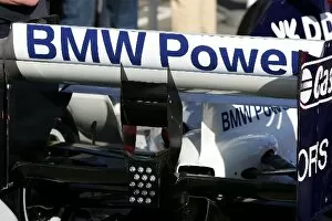 Images Dated 3rd March 2005: Formula One World Championship: Williams BMW FW27 rear wing detail
