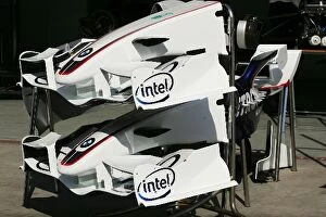 Images Dated 8th March 2006: Formula One World Championship: The front wings of the BMW Sauber F1. 06