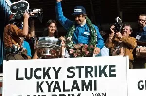 First Win Gallery: Formula One World Championship: Winner Carlos Reutemann Brabham BT44 Reutemanns first Grand Prix win