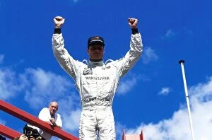 Belgium Gallery: Formula One World Championship: Winner David Coulthard Mclaren MP4-14