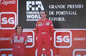 F1 Collection: Formula One World Championship: Winner Gerhard Berger Ferrari 640