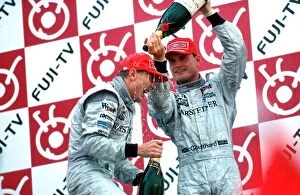 Images Dated 17th December 2003: Formula One World Championship: Winner Mika Hakkinen, McLaren MP4-13