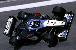Overhead Collection: Formula One World Championship: Winner Mika Hakkinen Mclaren MP4-15