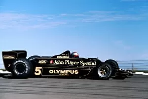 Formula One World Championship: World Champion Mario Andretti Lotus 79 took pole position but retired from the race