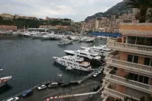 Images Dated 17th May 2005: Formula One World Championship: Yachts in the Monaco harbour
