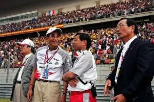 Images Dated 16th October 2005: Formula One World Championship: Yoshimi Inaba Toyota Executive Vice President on the grid