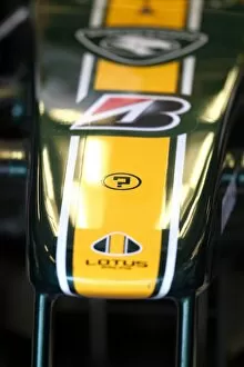 Images Dated 17th November 2010: Formula One Young Driver Test: Lotus T127 nose