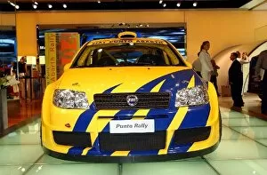 Images Dated 10th September 2003: Frankfurt Motor Show: The faclifted Fiat Punto JWRC car