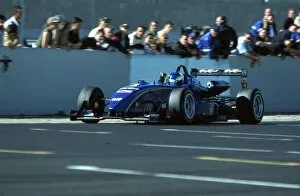 Images Dated 13th March 2003: French Formula Three Championship: Tristan Gommendy crosses the finishing line