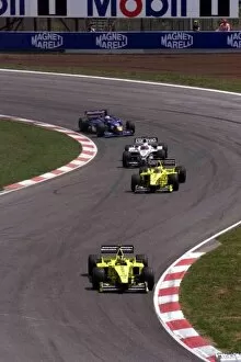 Images Dated 7th May 2000: Frentzen leads Jarno Trulli