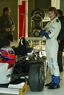 Images Dated 5th December 2003: General Testing: Dominik Jackson tests a BMW Formula ADAC car