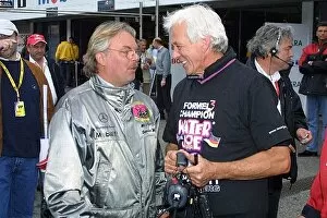 Team Owner Collection: German Formula 3 Championship: Team owner and former Formula 1 World Champion, Keke Rosberg, left
