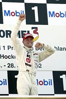 Images Dated 13th March 2003: German Formula Three Championship: Race winner Jeffrey van Hooydonk Team Ghinzani