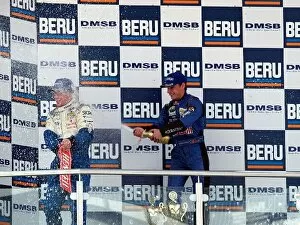 Formula Renault Gallery: German Formula Renault: Race 2 winner Filipe Albuquerque Motopark Academy, sprays the champagne