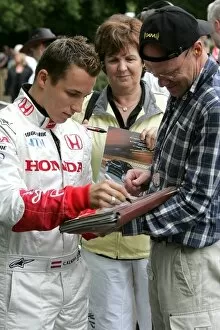 Images Dated 23rd June 2007: Goodwood Festival of Speed: Christian Klien Honda RA107 Test Driver