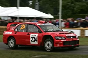 Images Dated 24th June 2007: Goodwood Festival of Speed: Guy Wilks Mitsubshi