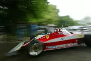 Images Dated 30th June 2004: Goodwood Festival of Speed: Jacques Villeneuve drives his father Gilles Villeneuves 1978 Ferrari
