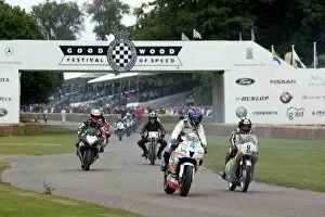 Images Dated 12th July 2008: Goodwood Festival Of Speed: Motorcycle action