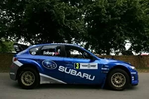 Images Dated 12th July 2008: Goodwood Festival Of Speed: Petter Solberg, Subaru Impreza WRC2008