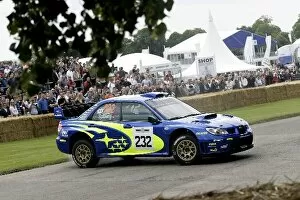 Images Dated 23rd June 2007: Goodwood Festival of Speed: Petter Solberg, Subaru Impreza WRC