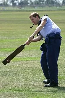 Images Dated 1st September 2006: Goodwood Revival: RAF play cricket in their spare time