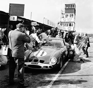 RAC Tourist Trophy Gallery: Goodwood, West Sussex, Great Britain. 24 August 1963: Graham Hill, Ferrari 250GTO, 1st position