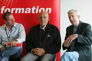 Images Dated 20th May 2007: GP Live: Martin Brundle with Sir Stirling Moss and Tony Brooks