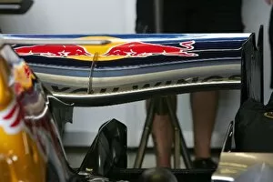 Donnington Gallery: GP Live: The rear wing of Michael Ammermuller Red Bull Third Driver