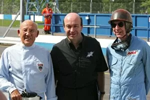 Donnington Gallery: GP Live: Sir Stirling Moss with Richard Morgan CEO GP1 Management and Tony Brooks