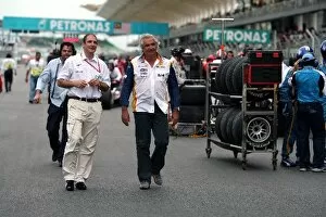 Gp Two Gallery: GP2 Asia Series: Flavio Briatore Renault F1 Managing Director with Bruno Michel GP2 Series Organiser