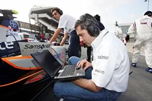 Images Dated 25th January 2008: GP2 Asia Series: Ho-Ping Tung Trident Racing on the grid