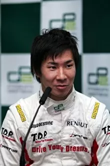 Images Dated 22nd January 2009: GP2 Asia Series: Kamui Kobayashi DAMS in qualifying press conference
