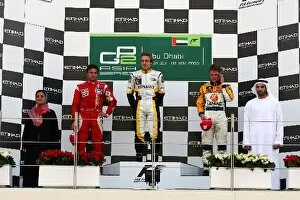 Images Dated 31st October 2009: GP2 Asia Series: The podium: Luca Filippi MalaysiaQi-Meritus