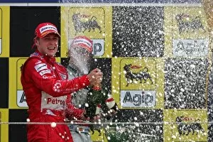 GP2 Series: Adam Carroll FMS International on the podium