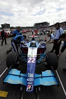 Images Dated 19th July 2008: GP2 Series: Andreas Zuber Piquet Sports on the grid